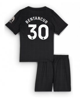 Tottenham Hotspur Rodrigo Bentancur #30 Maglia Gara Trasferta Repliche 2025-26 Bambino Maniche Corte